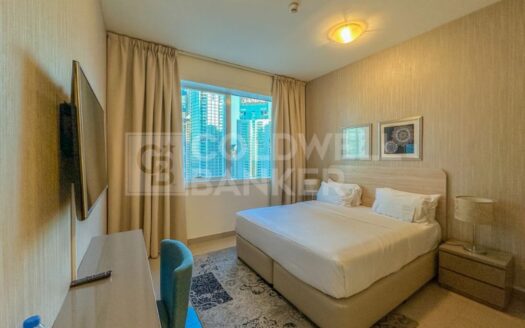 High Floor | Furnished | Marina View