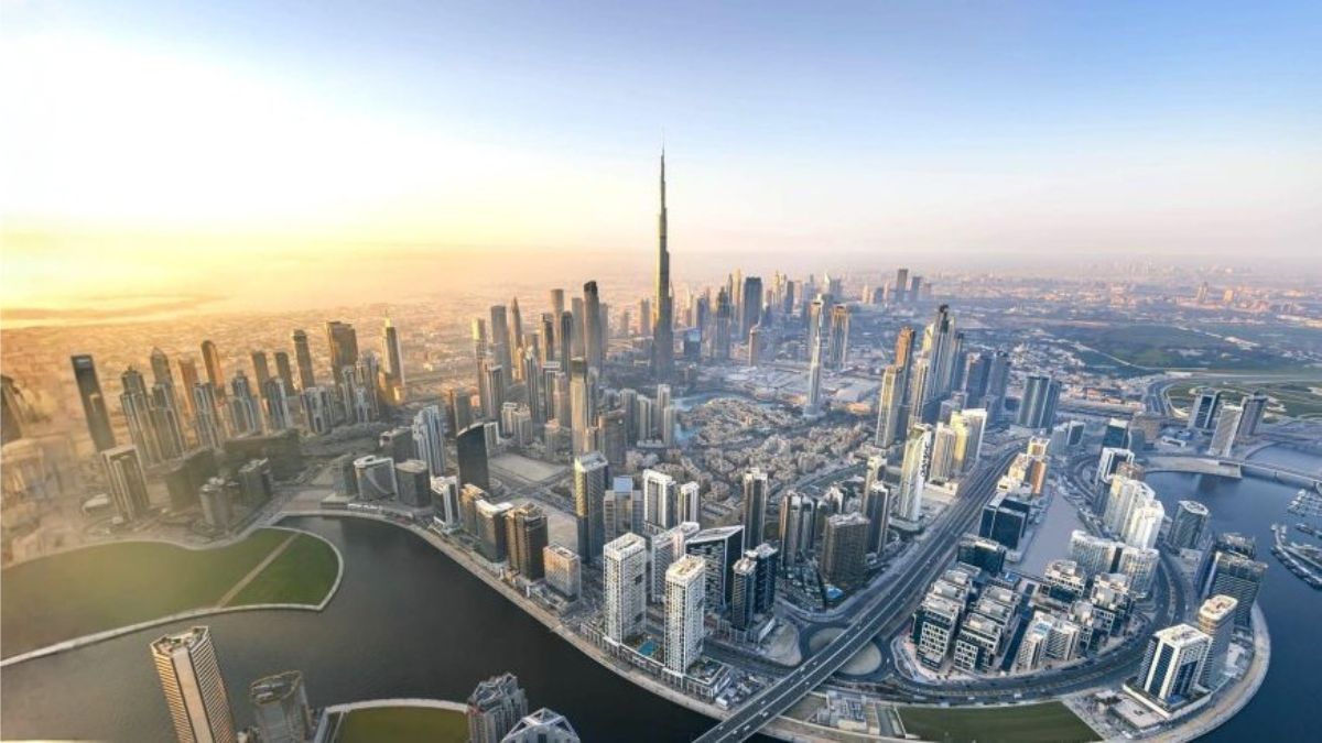 Downtown Dubai chopper view » Coldwell Banker | Swap Downtown Dubai chopper view