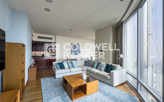 Furnished | Super High Floor | Full Fountain View