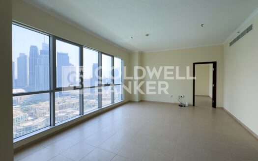 Vacant | Full Burj Khalifa and Fountain View