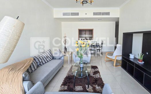 Fully Furnished | Vacant | Marina View |Near Metro