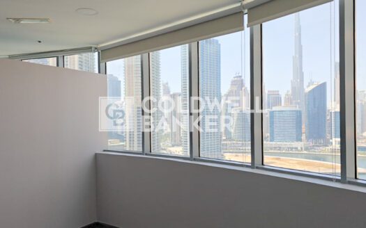 Fitted Office | High Floor | Burj and Canal Views
