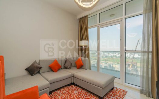 Fully Furnished | 1BR+Balcony | Golf View