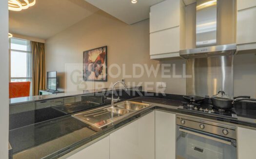 Fully Furnished | 1BR+Balcony | Golf View