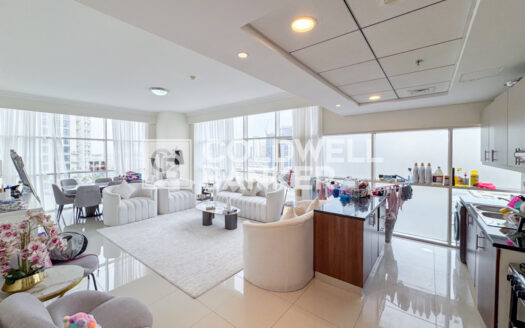 Spacious 2BR | Open Kitchen | Pool Facing Balcony